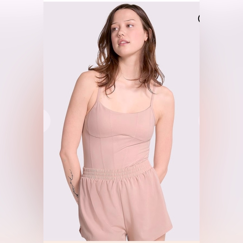 Brand new with tag Victoria secret pink athletic runsie romper xs